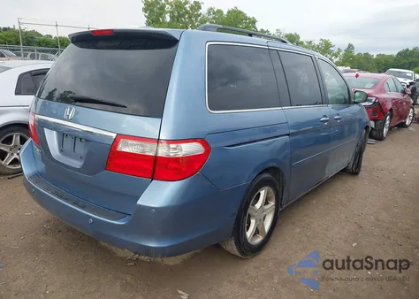 2007 Honda Odyssey Touring from USA, damaged, VIN 5FNRL38857B039219